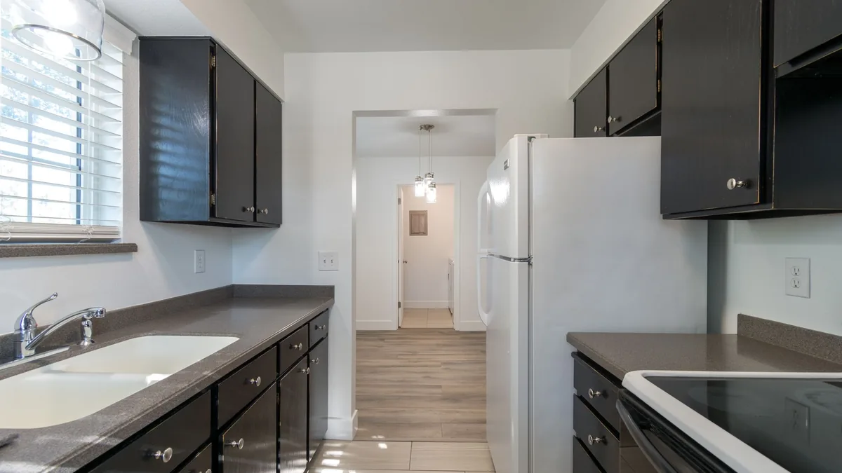 New cabinets and countertops in a remodeled Sunnyvale, CA kitchen